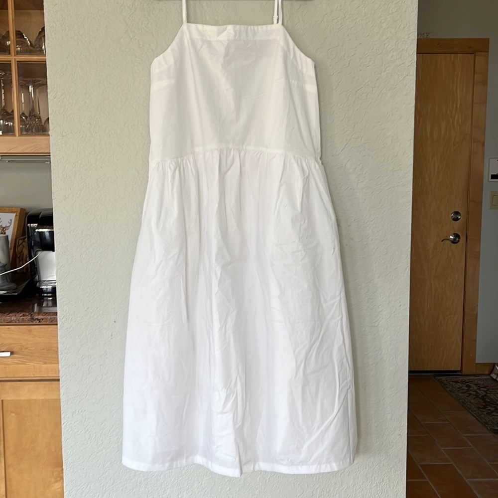 LOFT white boho dress NWT